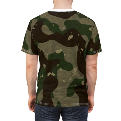 Men's Cut & Sew Tee - M81 Woodland Camo