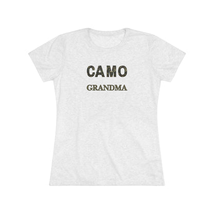 Camo Grandma - Women's Triblend Tee Opt.2