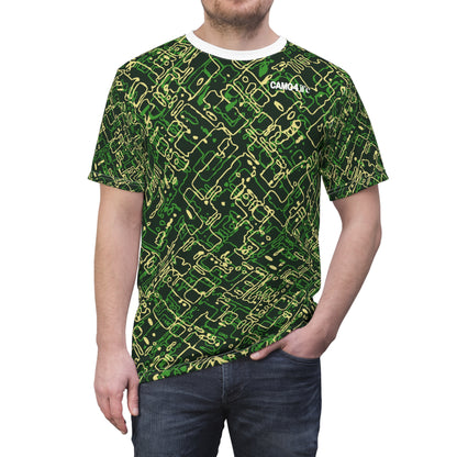 Men's Cut & Sew Tee - Circuit Board Camo