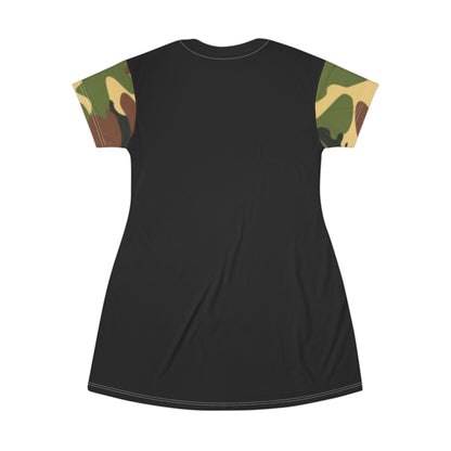 T-Shirt Dress - DPM Camo - Opt.3 Black