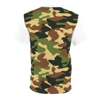 Anything Worth Having - Unisex Cut & Sew Tee - DPM Camo - WHT Sleeves