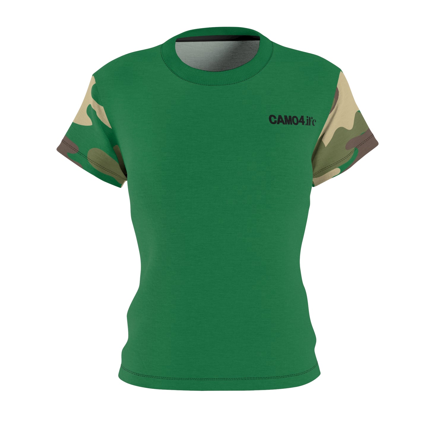 Women's Cut & Sew Tee - DBDU Camo - Opt.3 Green