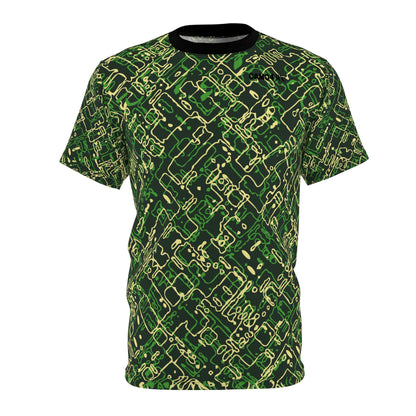 Men's Cut & Sew Tee - Circuit Board Camo