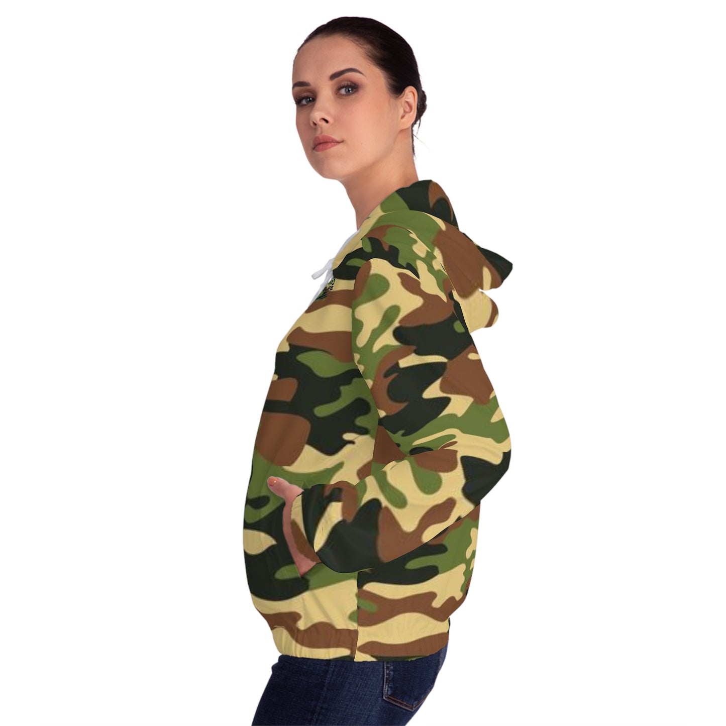 Women’s Full-Zip Hoodie DPM - 95 Camo