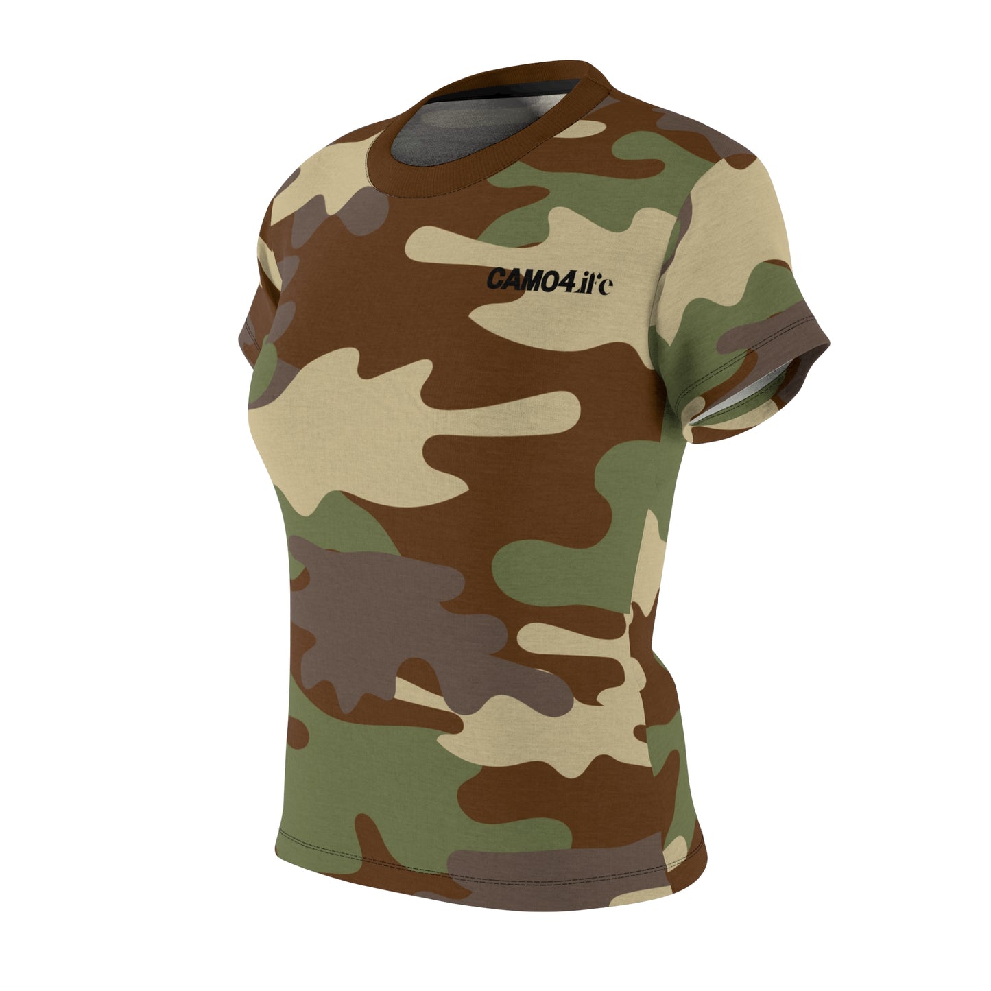 Women's Cut & Sew Tee - DBDU Camo - Opt.2 Gray