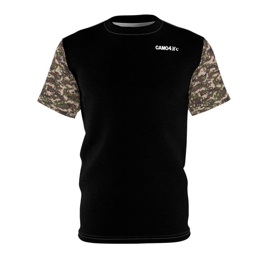 Men's Cut & Sew Tee - Digital Woodland Camo Opt.3