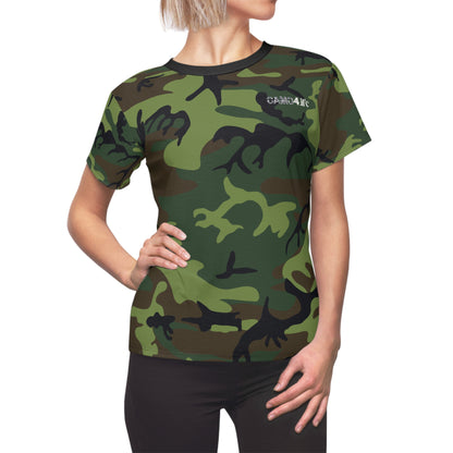 Women's Cut & Sew Tee - Woodland Camo