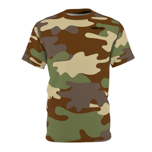 Men's Cut & Sew Tee - DBDU Camo GRY/BRN