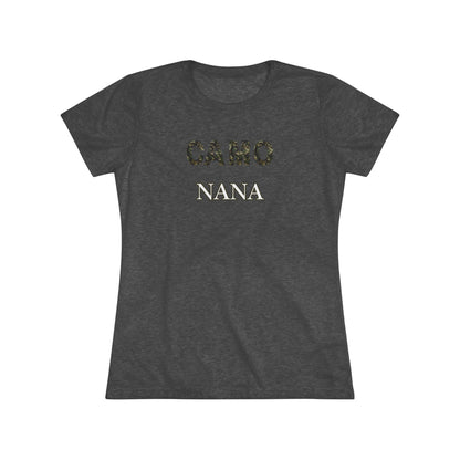 Camo Nana - Women's Triblend Tee