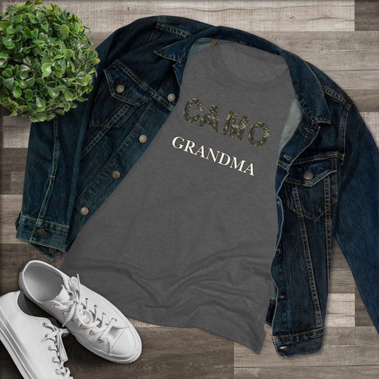 Camo Grandma - Women's Triblend Tee