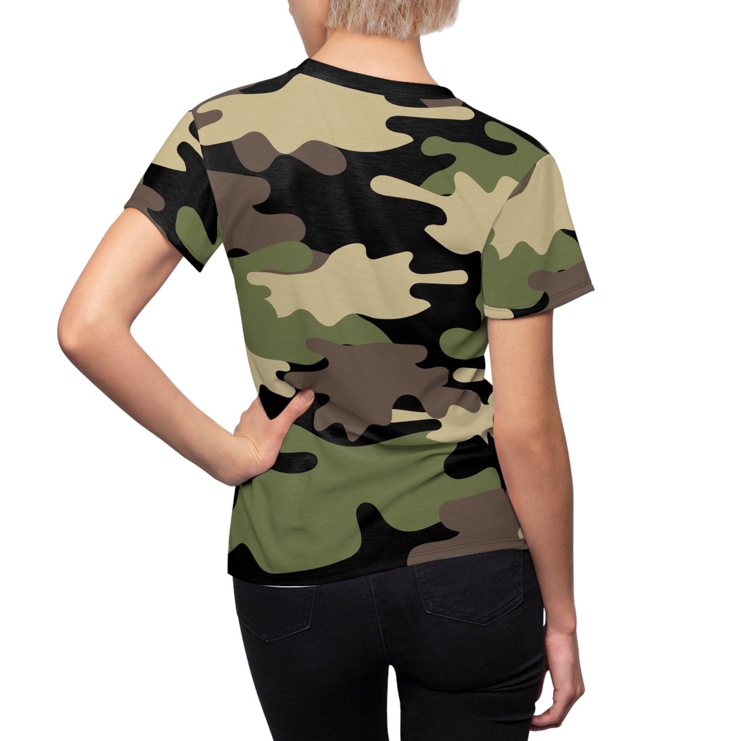 Women's Cut & Sew Tee - DBDU Camo - Opt.2