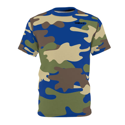 Men's Cut & Sew Tee - DBDU Camo BRN/BLU