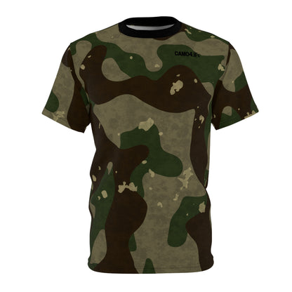 Men's Cut & Sew Tee - M81 Woodland Camo