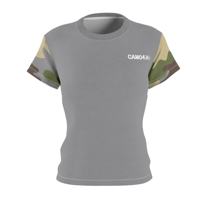 Women's Cut & Sew Tee - DBDU Camo - Opt.3 Gray