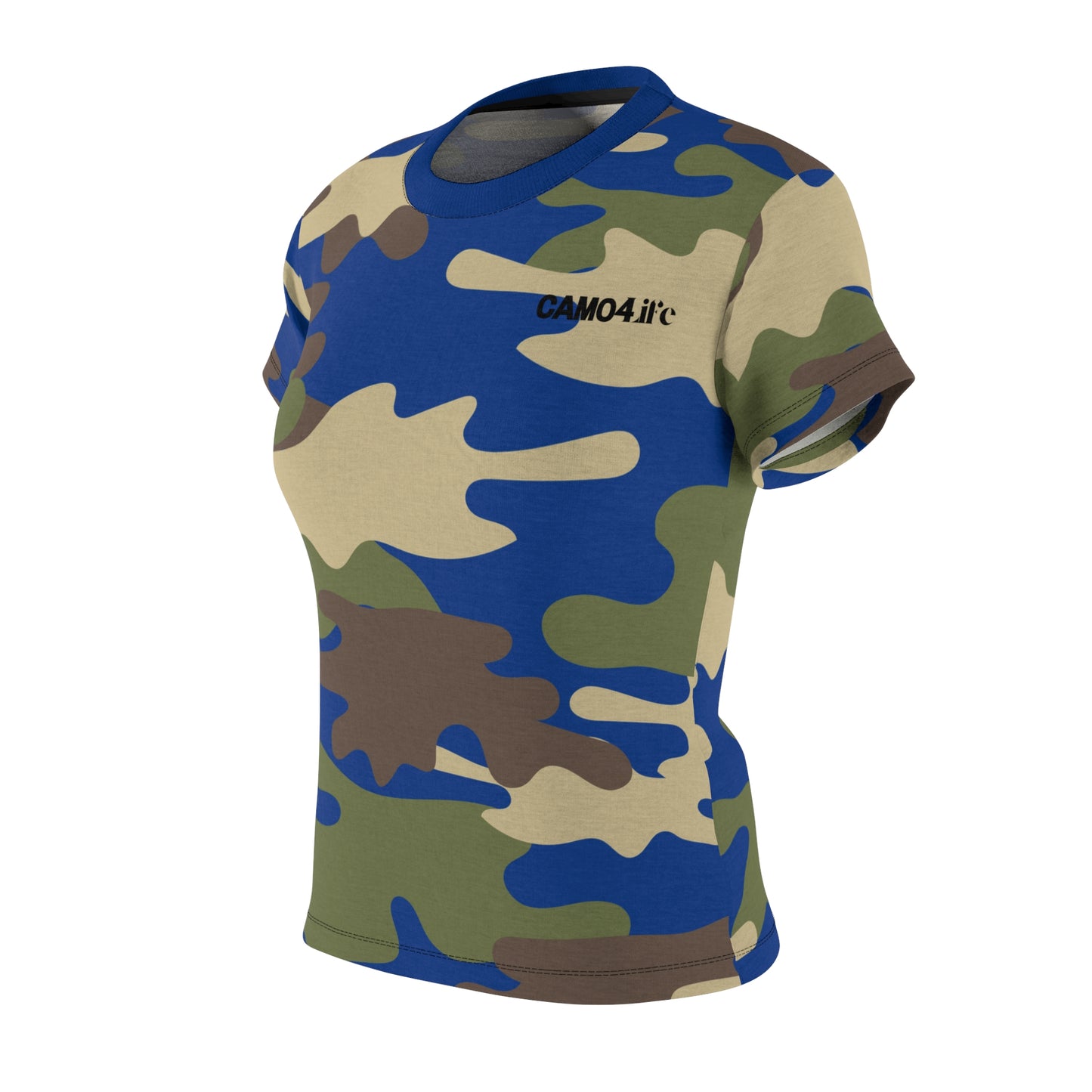 Women's Cut & Sew Tee - DBDU Camo - Opt.2 Pink