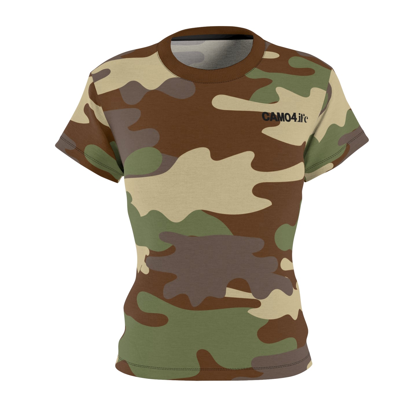 Women's Cut & Sew Tee - DBDU Camo - Opt.2 Gray