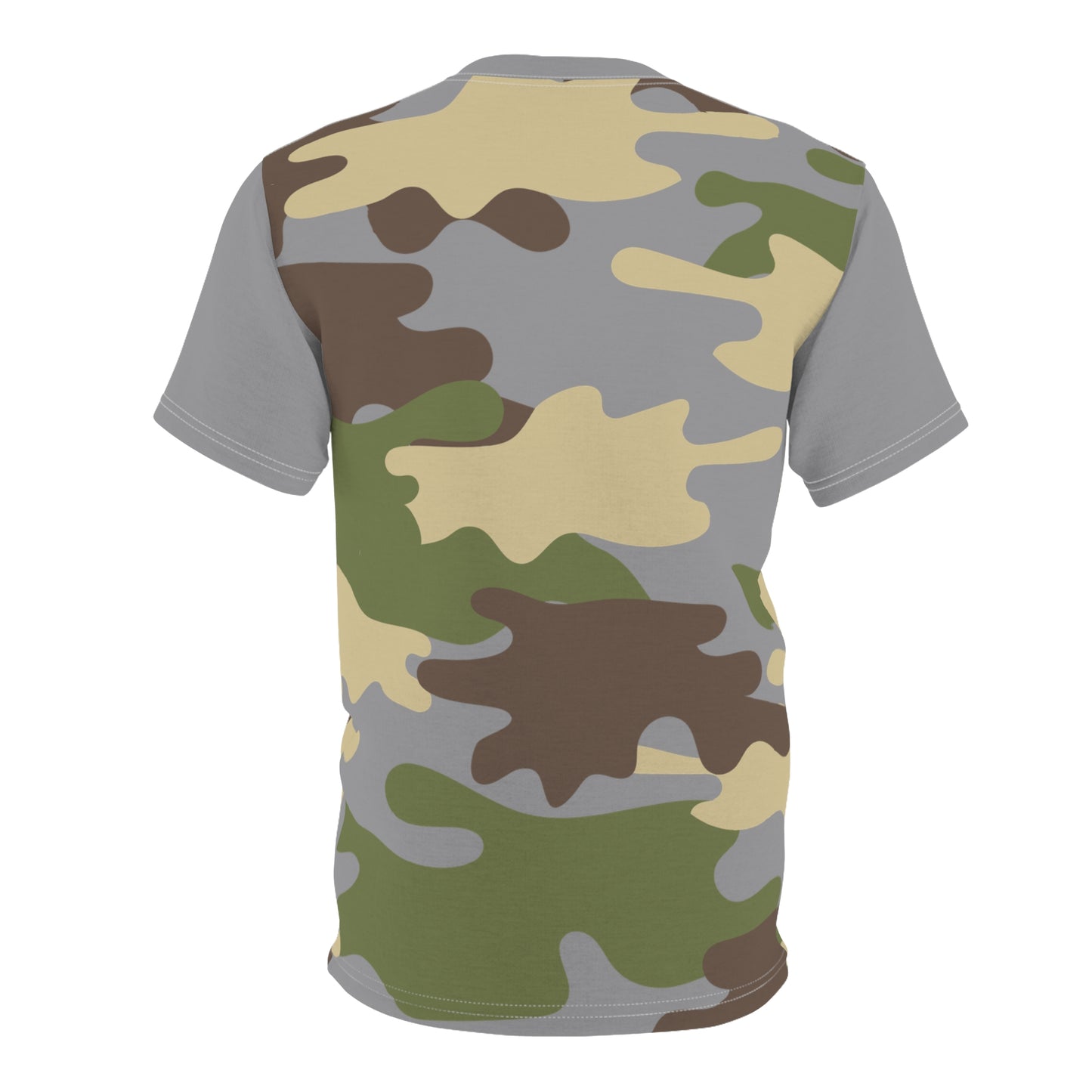 Men's Cut & Sew Tee - DBDU Camo Opt.2 GRY/BRN