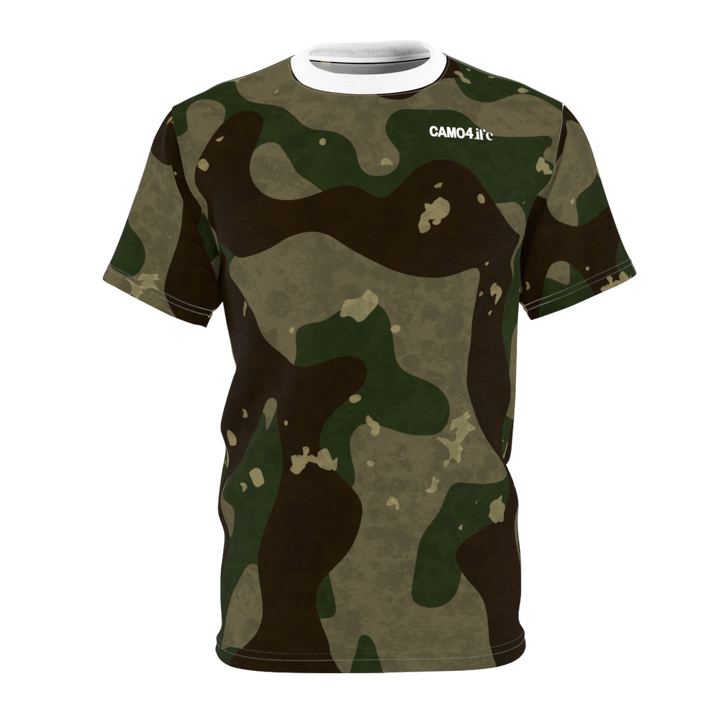 Men's Cut & Sew Tee - M81 Woodland Camo