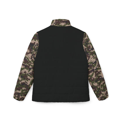 Women’s Puffer Jacket - Digital Woodland Camo - Opt.4