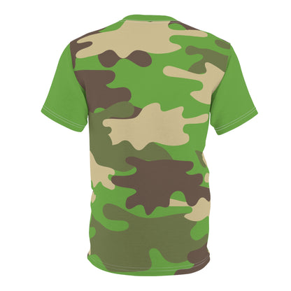 Men's Cut & Sew Tee - DBDU Camo Opt.2 GRN