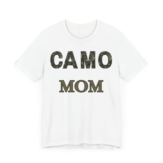 Camo Mom - Bella + Canvas 3001 Tee (Heather Colors Only)