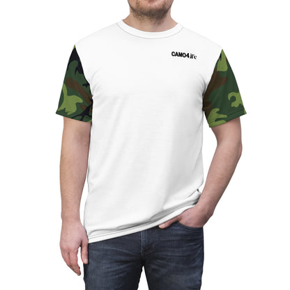 Men's Cut & Sew Tee - Woodland Camo Opt.3