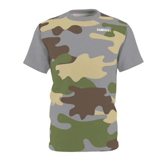 Men's Cut & Sew Tee - DBDU Camo Opt.2 GRY/BRN