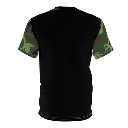 Men's Cut & Sew Tee - Woodland Camo Opt.3