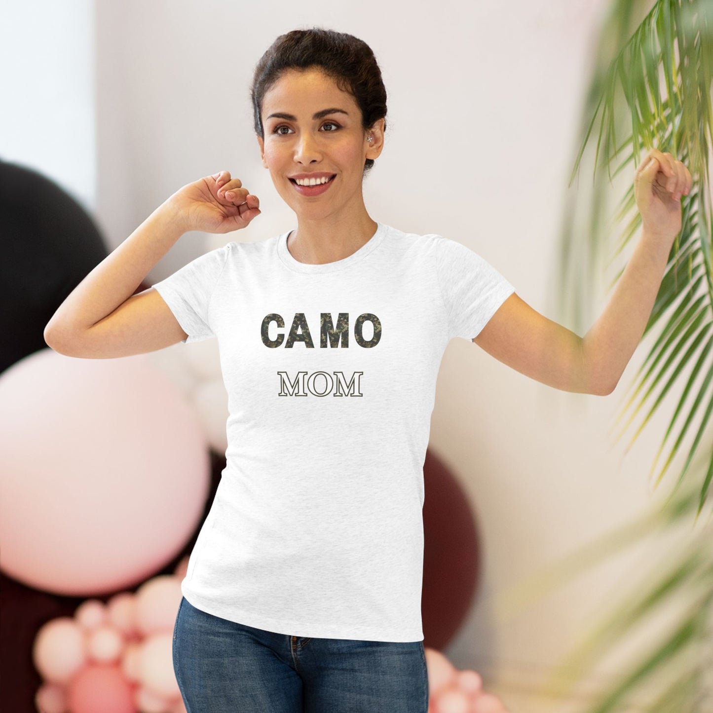 Camo Mom - Women's Triblend Tee