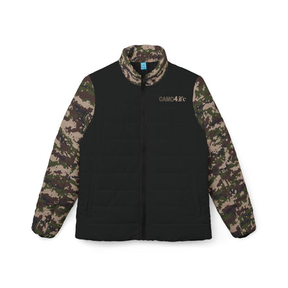 Women’s Puffer Jacket - Digital Woodland Camo - Opt.4