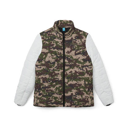 Women’s Puffer Jacket - Digital Woodland Camo - Opt.3