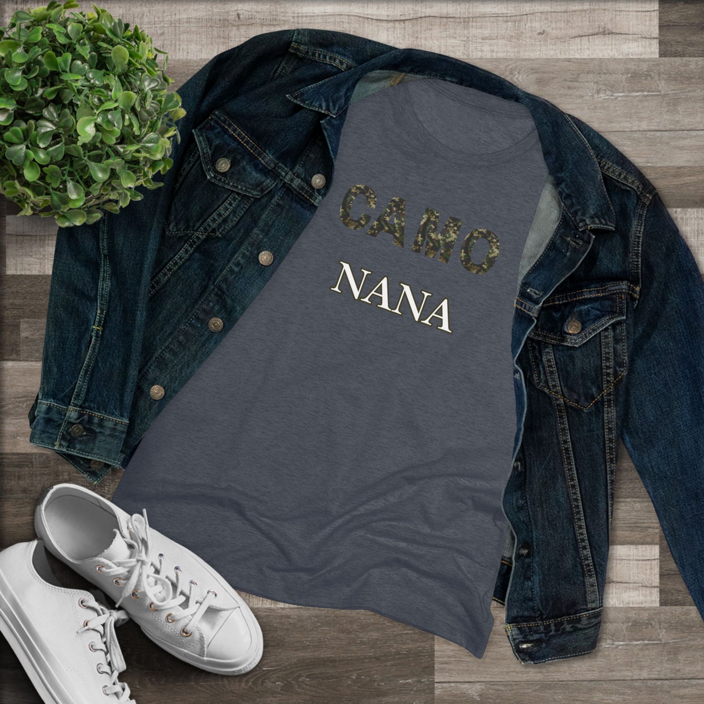 Camo Nana - Women's Triblend Tee