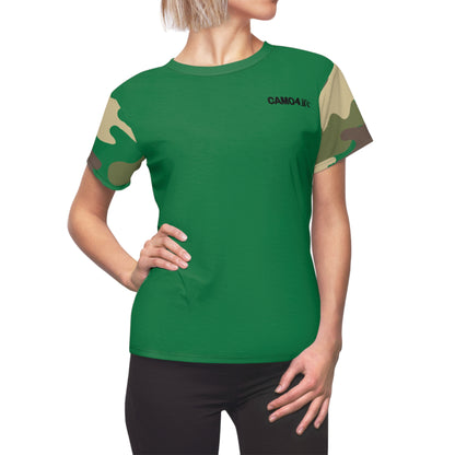 Women's Cut & Sew Tee - DBDU Camo - Opt.3 Green