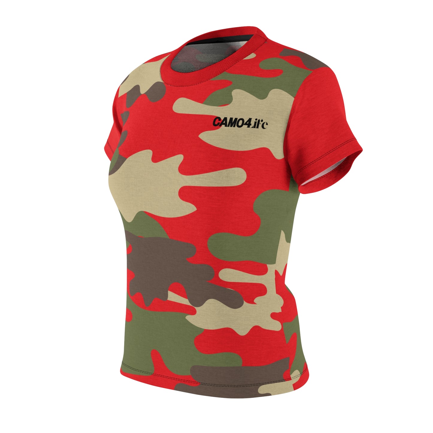 Women's Cut & Sew Tee - DBDU Camo Yellow