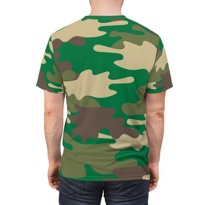 Men's Cut & Sew Tee - DBDU Camo GRN