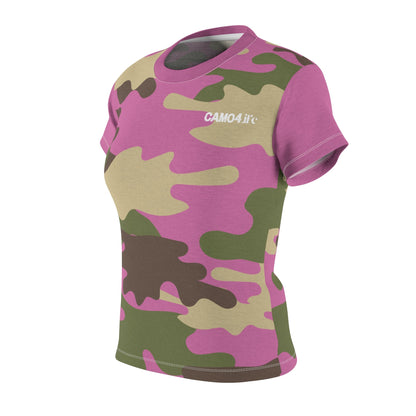 Women's Cut & Sew Tee - DBDU Camo Green