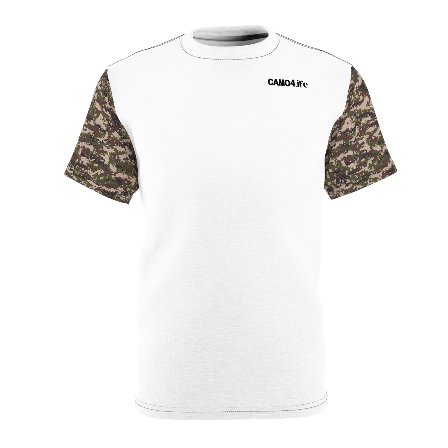 Men's Cut & Sew Tee - Digital Woodland Camo Opt.3