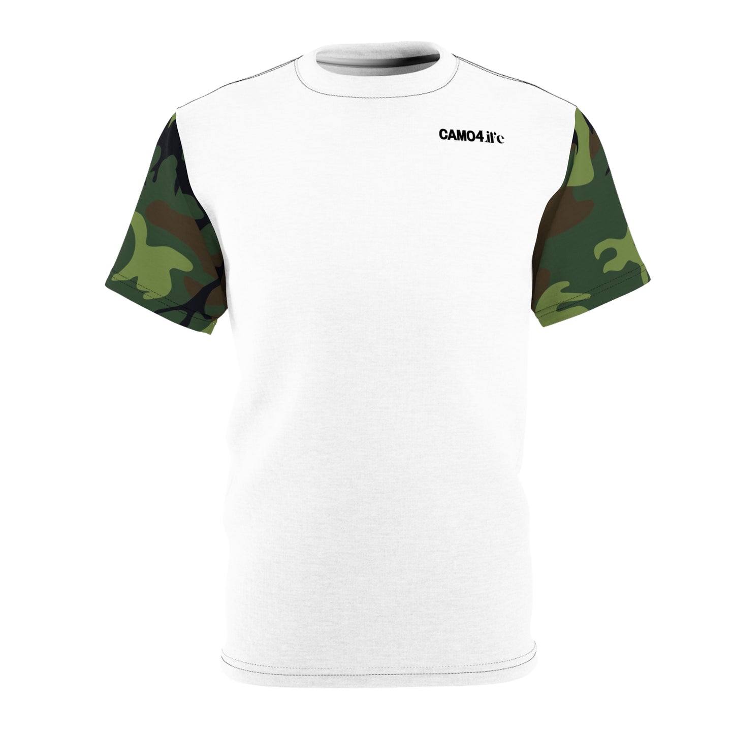 Men's Cut & Sew Tee - Woodland Camo Opt.3