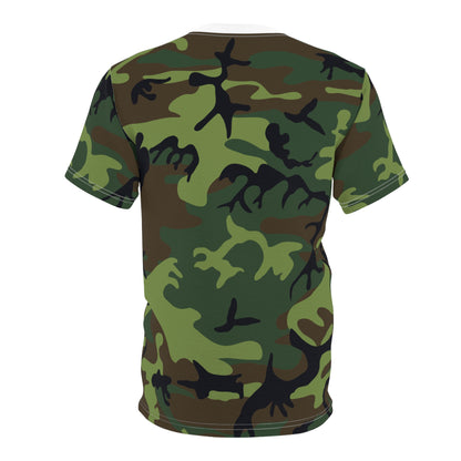 Men's Cut & Sew Tee - Woodland Camo