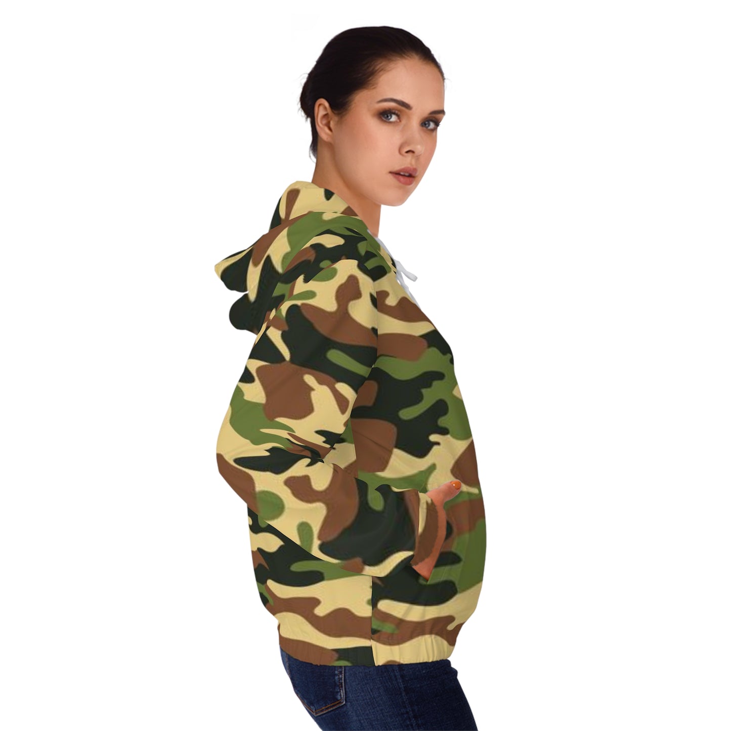 Women’s Full-Zip Hoodie DPM - 95 Camo