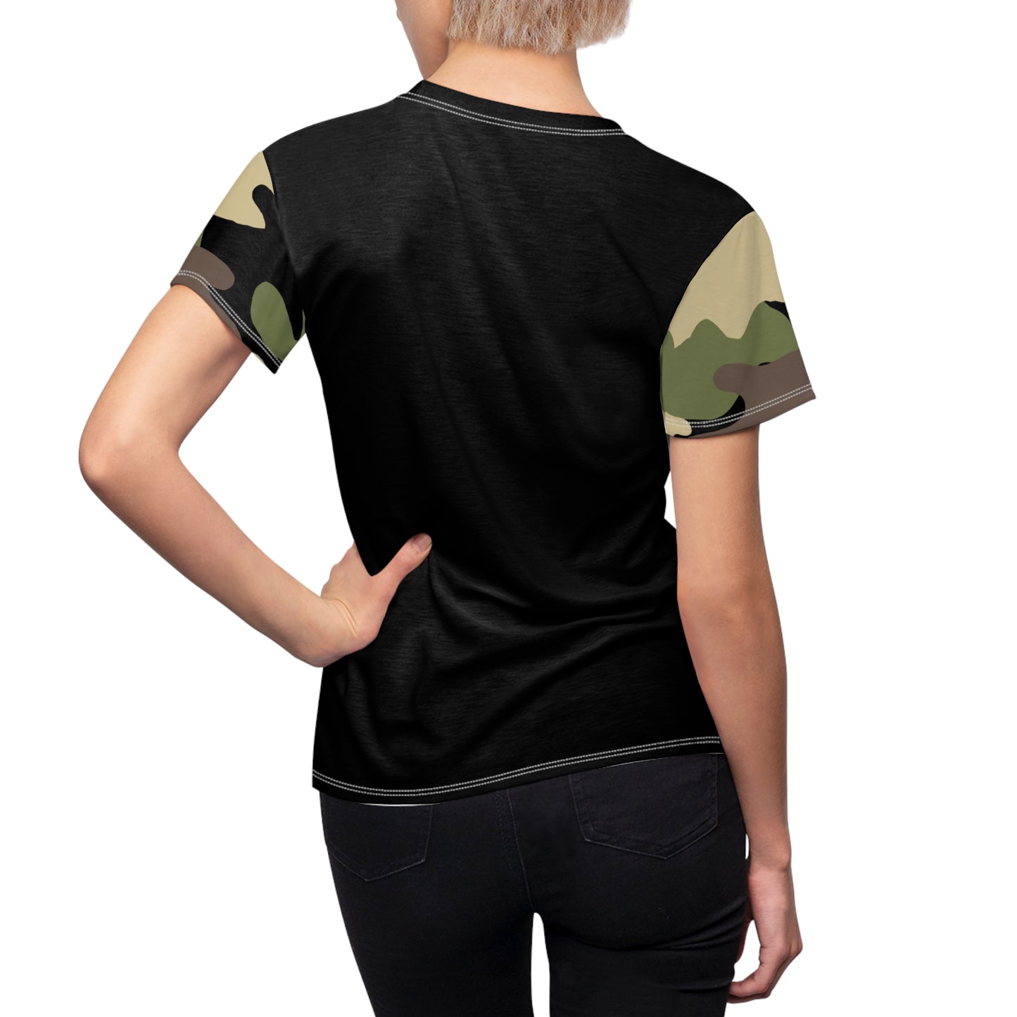 Women's Cut & Sew Tee - DBDU Camo - Opt.3