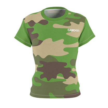 Women's Cut & Sew Tee - DBDU Camo Green