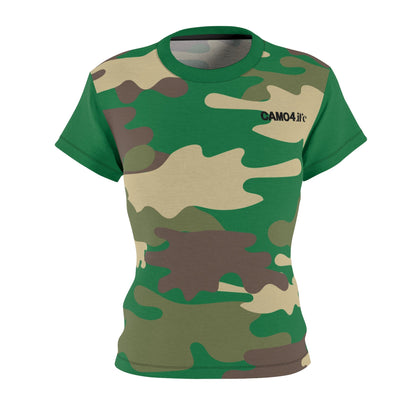 Women's Cut & Sew Tee - DBDU Camo Green