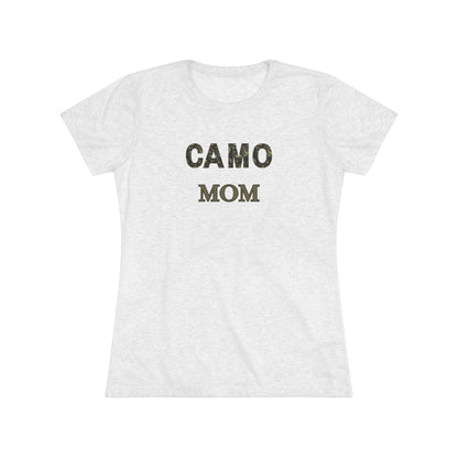 Camo Mom - Women's Triblend Tee Opt.2