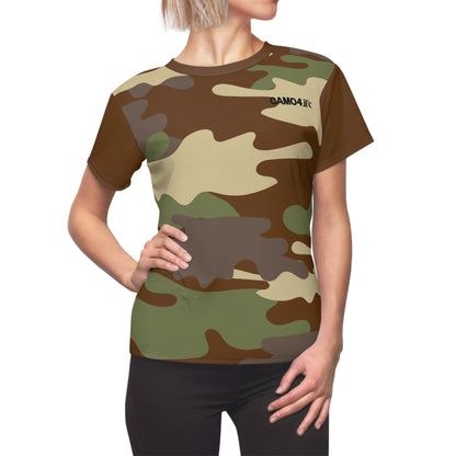 Women's Cut & Sew Tee - DBDU Camo Gray