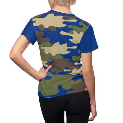 Women's Cut & Sew Tee - DBDU Camo Pink