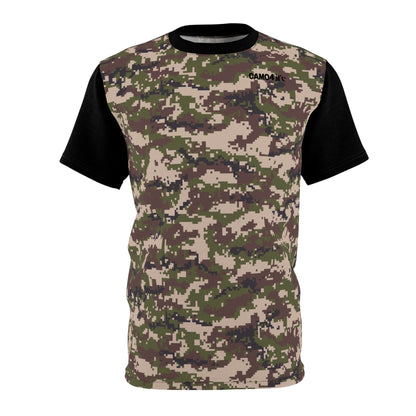 Men's Cut & Sew Tee - Digital Woodland Camo Opt.2