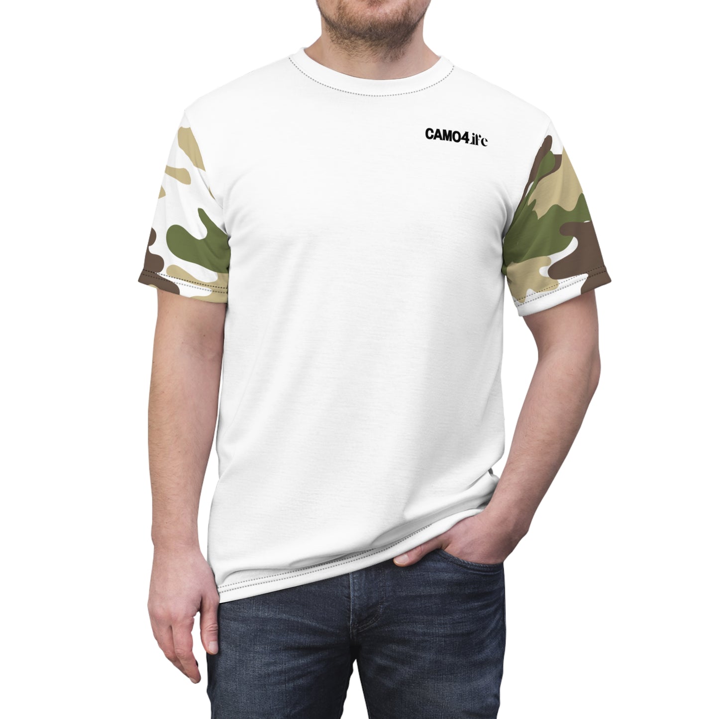 Men's Cut & Sew Tee - DBDU Camo Opt.3