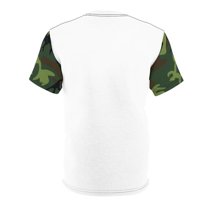 Men's Cut & Sew Tee - Woodland Camo Opt.3