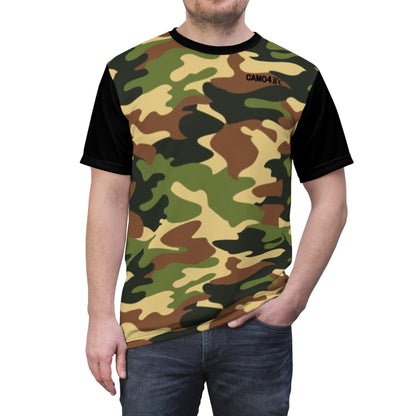 Men's Cut & Sew Tee - DPM Camo Opt.2